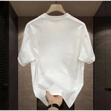 Y2k Crying angel – Summer Mens Cotton T Shirt American Oversized Loose White Pr