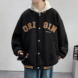 Red Leather Varsity Jacket Unisex Style