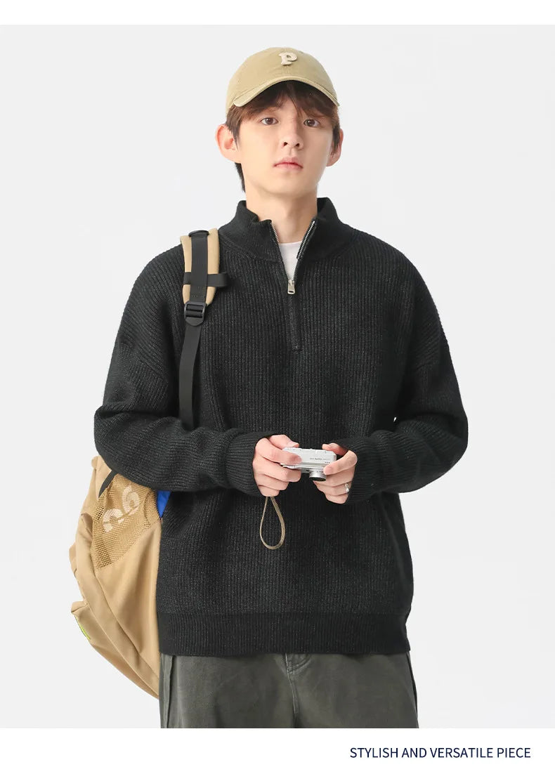 oversized flame jumper, 2025 fashion trend, fire knit jumper in oversized streetwear fashion