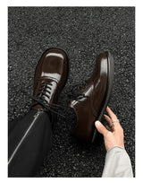 Commute Business Casual Derby Shoes Men Women Streetwear Fashion Hip Hop PU Leather Shoes Couple Shoe