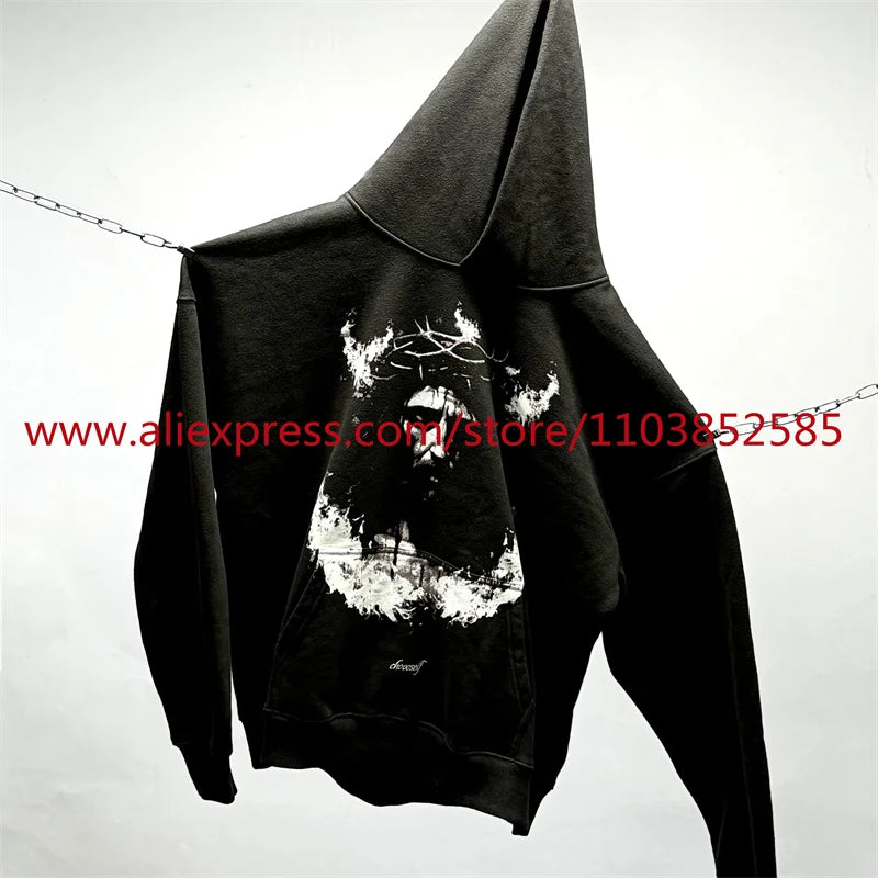 2024 American Vintage Heavy Weight Oversize Long Sleeve Hoodie High St
