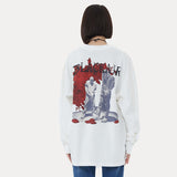 "Red Air" Unisex Men Women Streetwear Graphic Sweatshirt Daulet Apparel