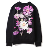 New Luxury 2022 Deer Back Flower Garden Pullover Hoodies Hoody Hooded