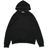 New Luxury Men Novelty Metal Rivets Hoodies Hoody Hooded Sweatshirts V