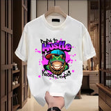 Gothic Oversized shirt – Trendy Graphic T Shirt Men Summer Cotton T Shirt Loose Sport