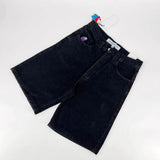 wexwear embroidery skate cargo jeans denim shorts baggy retro y2k harajuku gym basketball shorts streetwear men clothing unique cargo style 3936