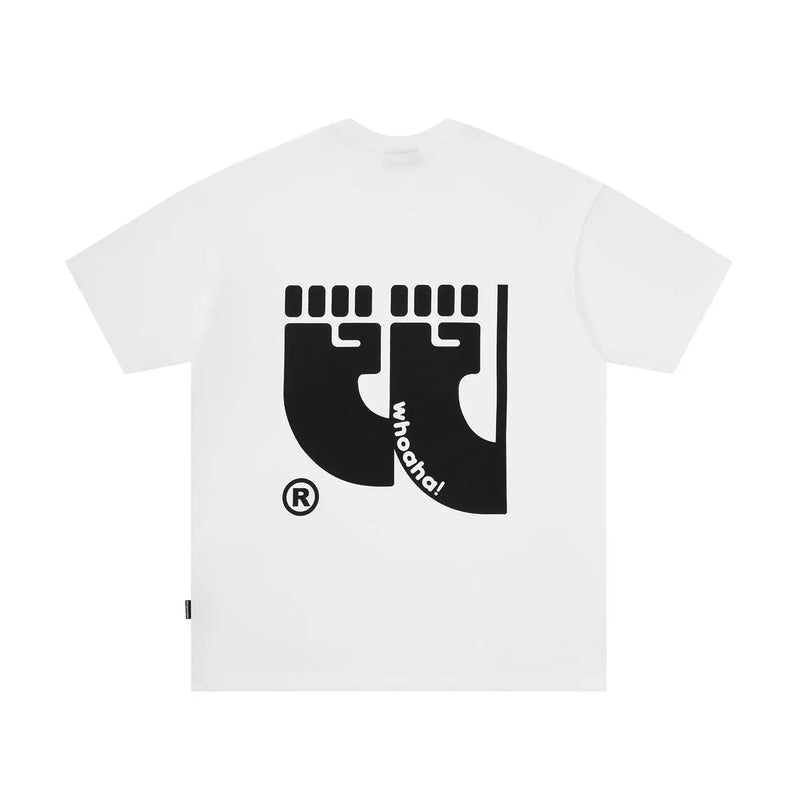 Vaporwave Chrome logo – Korean Style Fist Y2K Trendy Brand Personalized Creative Pri
