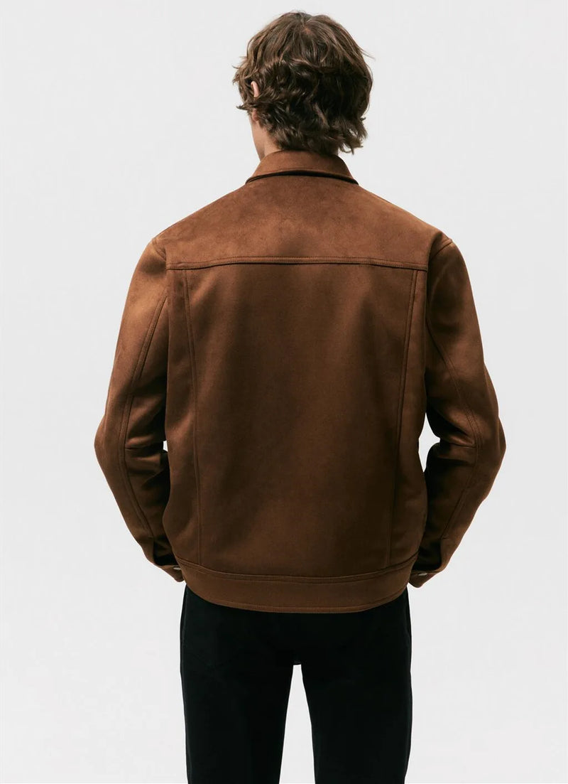 leather varsity coat, fall winter style, men's streetwear fashion, oversized urban jacket, high quality cold-weather coat
