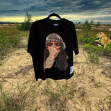 Sadcore Aesthetic print tee – European And American New High Street Fashion Brand Short Sl