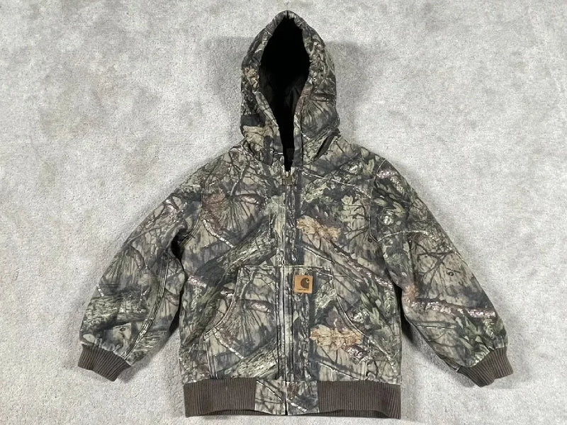 Hip Hop Tactical Camo Streetwear Retro Camo Zip Hoodie Y2K Coats Mens Womens Oversized Hoodie Sweatshirt Zip Jacket clothing