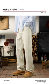men classic fashion vintage casual loose plus size 28 42 straight white soft denim jeans pant cityboy jeans long trousers man unique jeans style 2116