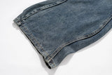 mens blue baggy jeans irregular patchwork streetwear hip hop loose jeans trousers male luxury designer denim pants unique jeans style 388