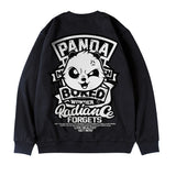 New Funny Panda Printed Sweatshirts For Men Autumn Oversized Retro