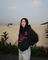Glitchcore Fashion – Harajuku Letter Graphic Hoodies Women Gothic Oversized – Streetwear Fashion for Men & Women