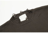 techwear street knit hoodie with oversized flame detail for urban fall winter outfits, street fashion menswear trend for seas