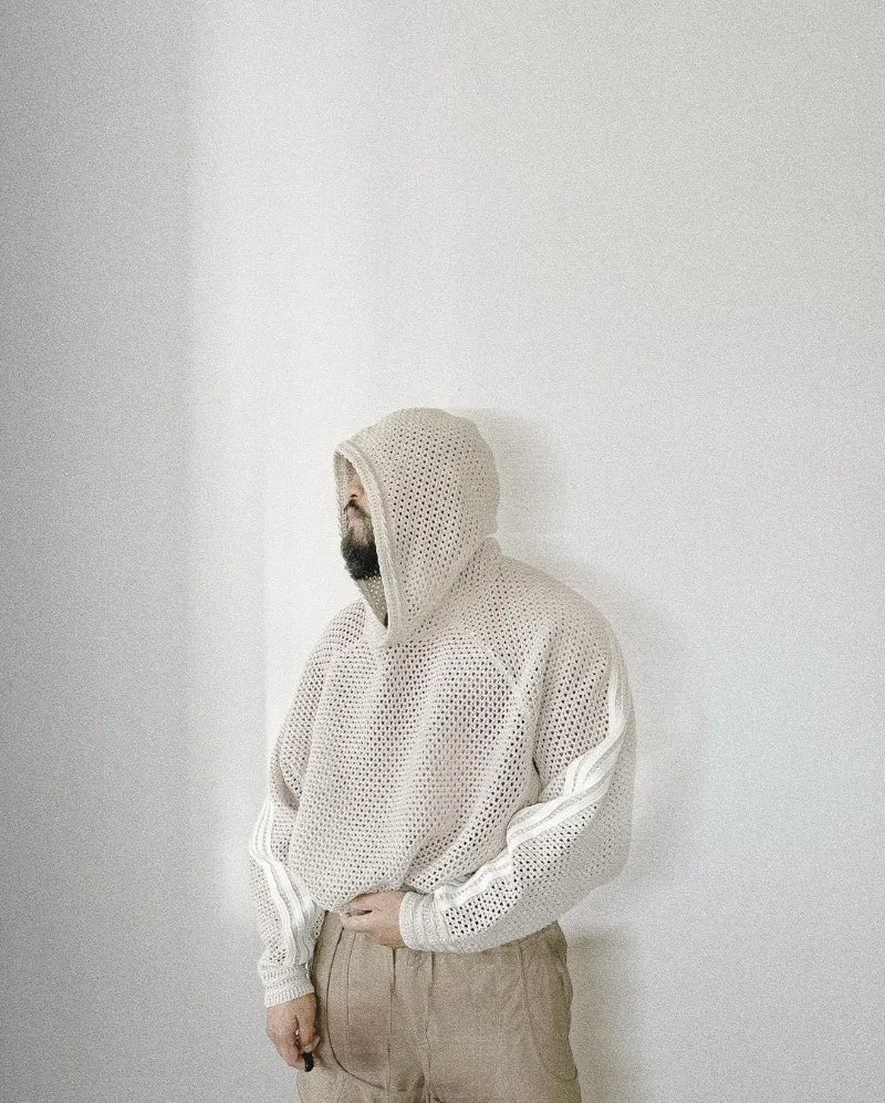 grunge oversized flame jumper built for warmth and edge, essential for winter street style, men’s streetwear clothing piece f
