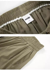 Ins Summer Outdoor Functional Casual Cargo Shorts Oversized Retro Casual Zipper Pockets Men and Women's Knee-length Sweatpants