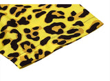 Dark Icon Yellow Leopard Hawaiian Shirt Men Vintage Street Polo Shirt Man Man Blouse