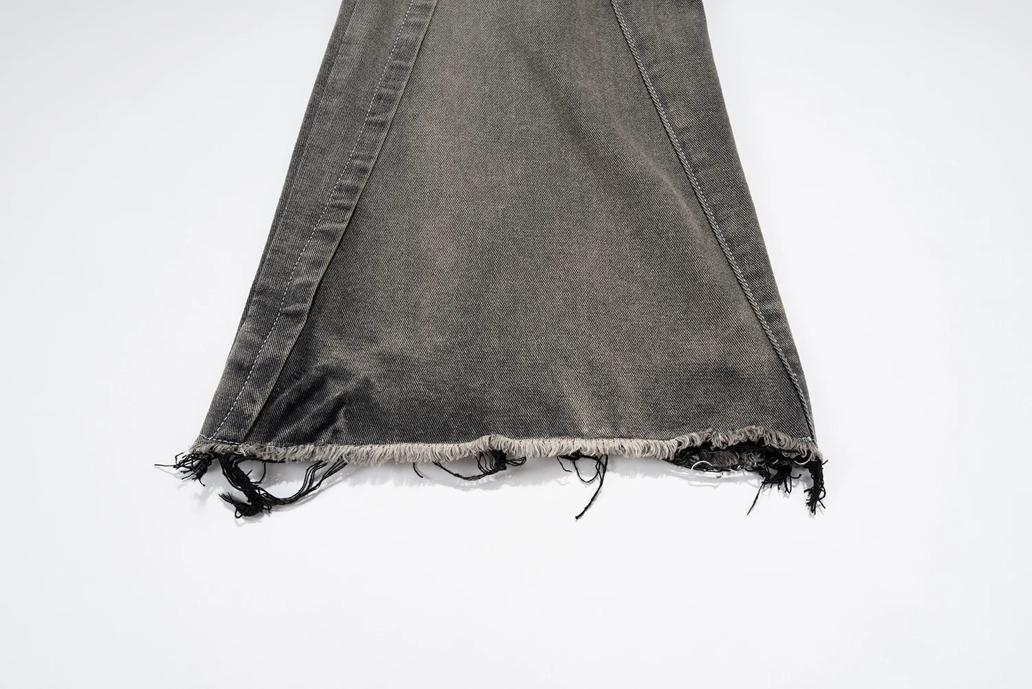 black gray gradient slim jeans floor mop flared pants high street new trendy fashionable hip hop washed vintage mens jean pants unique jeans style 921