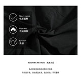 multi pocket mens wide leg straight cargo pants korean fashion track pants male casual loose mopping trousers four seasons unique cargo style 1026