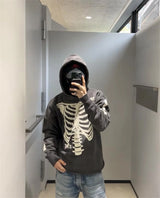 Old-school hip-hop hoodie with vintage record cover design