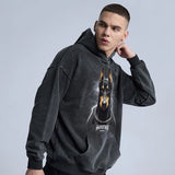 vaporwave chrome print featuring rainbowtouches mens casual hoodies high street fashion hoodie vintage stylish printed cotton graphic black unisex street wear