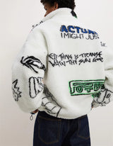 grunge oversized outerwear, photo-ready streetwear, men's streetwear fashion, oversized urban jacket, high quality cold-weath