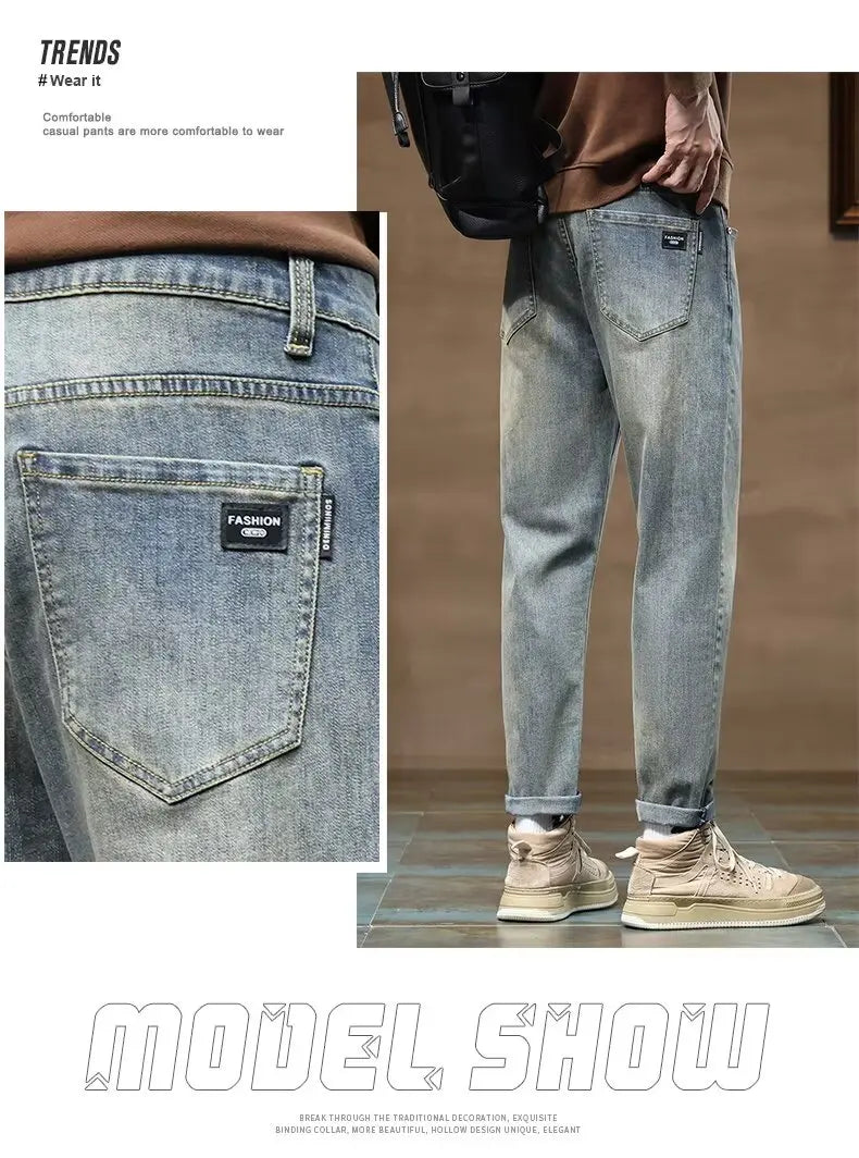 mens harajuku patchwork streetwear graphic print hip hop jeans novelties 2021 casual joggers cargo pants clothes for teenagers unique joggers style 4196