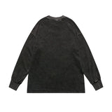 Trapwear Shirt – Rainbowtouches Washed T Shirt Men Oversized High Street Clot – Modern Streetwear for Everyone
