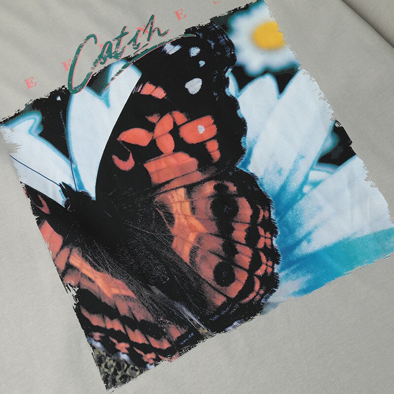 "Eighty Butterfly" Unisex Men Women Streetwear Graphic Sweatshirt Daulet Apparel