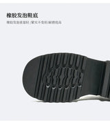 Genuine Leather Increasing Rubber Foam Sole Lightweight Derby Shoes Men Streetwear Fashion Real Cow Leather High Heels Shoes