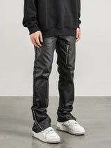 mens pants new casual hip hop punk trousers bottom zippers pants streetwear harajuku fashion bike high street pant joggers unique joggers style 4135