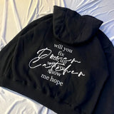 Street Cartoon Animation Printed Pullover Hoodie Men Y2K Harajuku Retr
