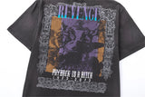 skatercore graphic tee featuring 24ss summer retro vintage portrait quality printing high street distressed t shirt tops