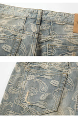 fashion paisy denim jeans mens destoryed holes zipper jeans pants hip hop streetwear new summer casual joggers loose jeans pants unique joggers style 2250