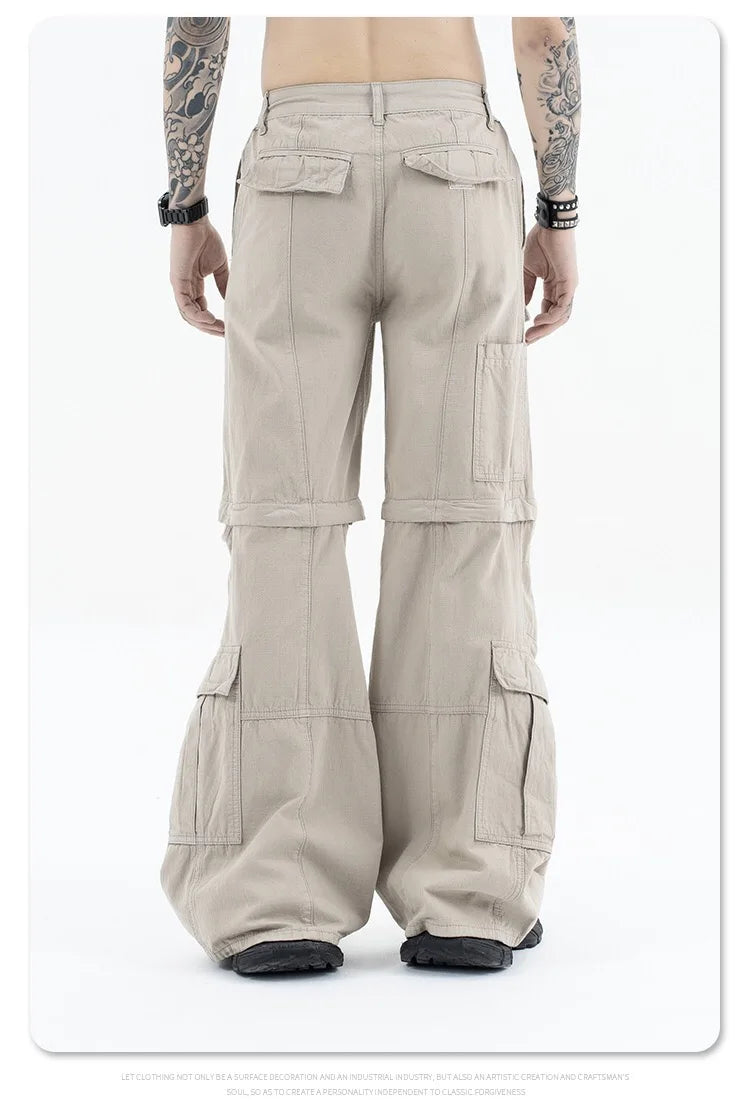 2024 autumn and winter new cargo pants unique cargo style 6206