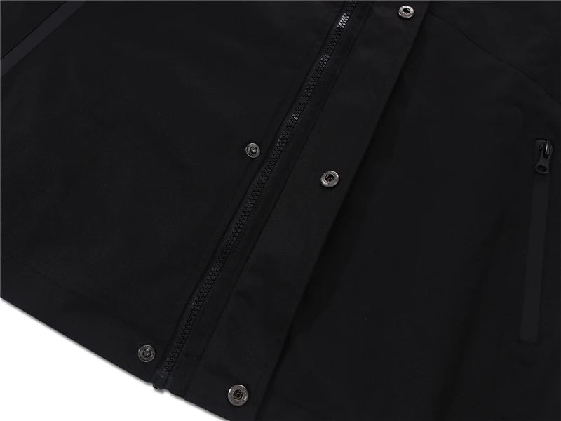Windbreaker bomber minimalist zip-up urban quilted