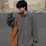 layered flame street knit, photo-ready knit, trendy urban fashion top for men, layered streetwear look