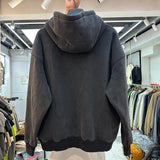Oversized skate hoodie with punk rock-inspired streetwear design