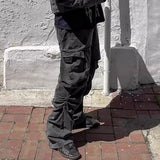 hi street black jeans side pockets patchwork cargo denim pants men streetwear hip hop baggy jeans trousers loose straight jeans unique cargo style 1864