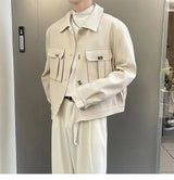 New Spring And Autumn Korean Style Trendy Jacket Three Piece Set For M