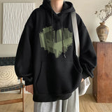 Autumn New Love Graphic Print Hoody Sweatshirts Man Hip Hop Oversized