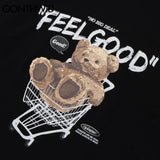 Harajuku Oversized Shirt – Gonthwid Short Sleeve Tees Harajuku Streetwear Toy Bear Shop – Urban Streetwear for Men & Women