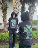 Y2K Womens Clothing Sweatshirt Pullover Print Dark High Street Oversiz