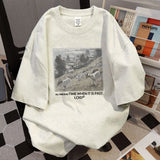 Anime Vintage print – American Hip Hop Men And Women Trendy And Personalized Graph