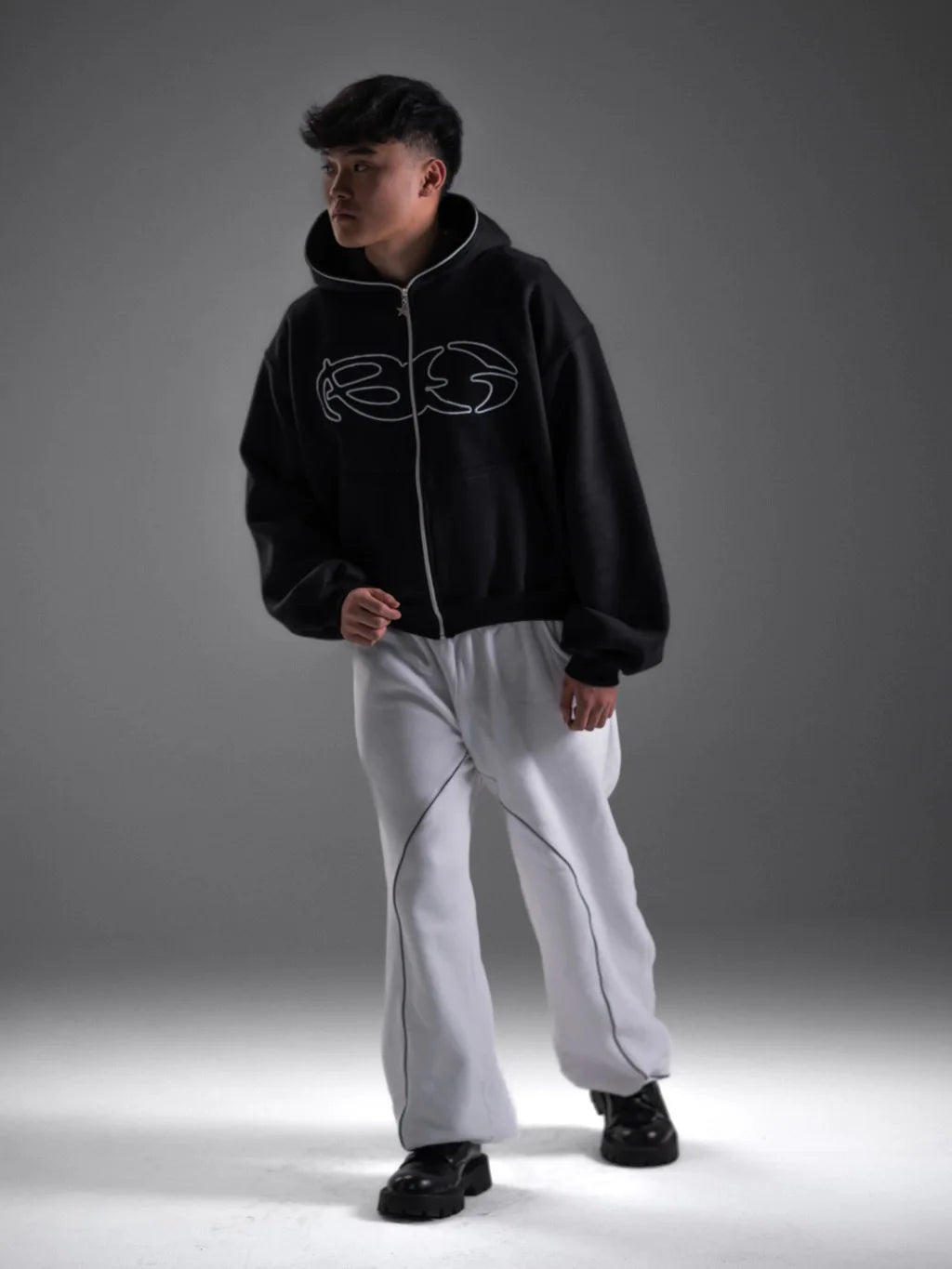 Y2k Winter Long Sleeved Hoodie Sweatshirt Oversized Winter Clothes Streetwear Y2k Vintage Punk Graffiti Print