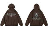 2023 Hip Hop Streetwear Hoodie Sweatshirt Cross Spider Graphic Hoodie