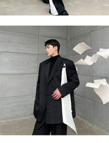 flare pants men vintage fashion casual bell bottom trousers male streetwear net celebrity long pants stage costume unique default style 2788