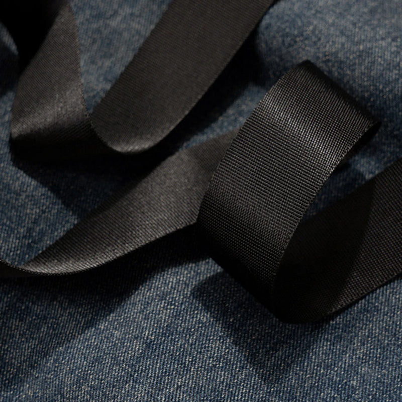 ro style men jeans double zipper blue flared denim pants luxury designer male streetwear hip hop blue baggy jeans trousers y2k unique jeans style 1029