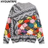hip hop sweater pullover streetwear harajuku 3d painting knitted sweater retro vintage mens casual cotton pullovers sweaters streetwear fashion hoodie, unique limited edition hoodie, high quality cotton pullover